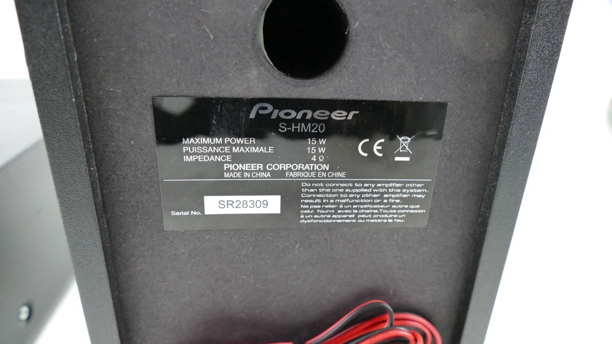 Pioneer X-HM20-3 CD Receiver System Micro Format mit Lautsprecher Hi-6307