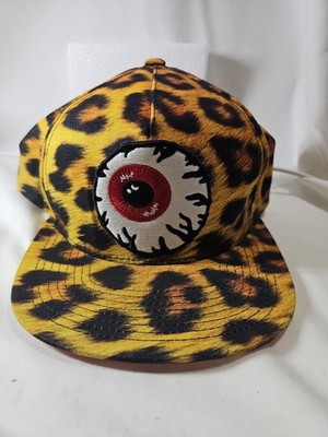 MNWKA Mishka Keep Watch Eyeball Leopard Animal Print Snapback Cap Vintage Look