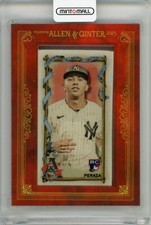 2023 Topps Allen Ginter Base Framed Mini Cloth Last No. Oswald Peraza 10/10