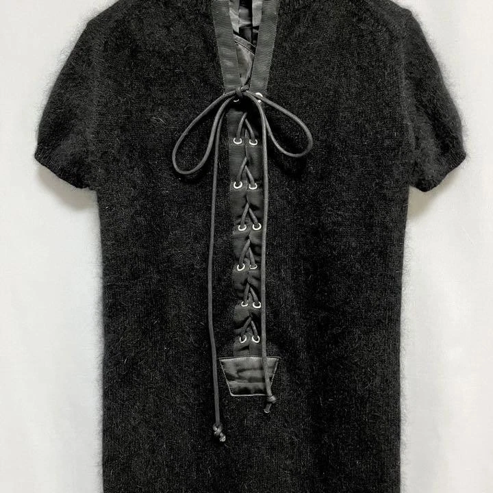 Abito SACAI Luck AW mini abito stringato aderente colore nero taglia s dal Giappone