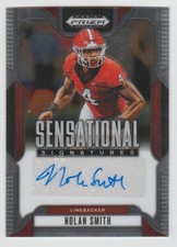 NOLAN SMITH Georgia 2025 Panini Prizm Sensational Signatures #SS-NNS SP AUTO