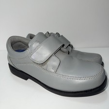 Dr. Scholls Gray Leather Shoes Comfort Loafers Hook & Loop‎ Closure Mens 9.5 3E Dr. Scholl main image 3