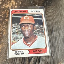 Topps 1974 Topps George Foster Cincinnati Reds #646 Base Set Baseball Card