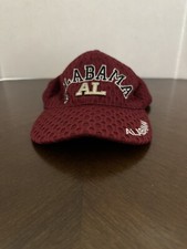 UNIVERSITY OF ALABAMA CRIMSON TIDE UNBRANDED ADJUSTABLE CAP OSFM PRE-OWNED
