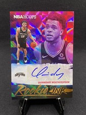 2019-20 Panini NBA Hoops Rookie Ink Auto #RI-QWT Quinndary Weatherspoon