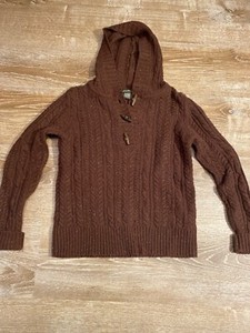 cable knit sweater hoodie