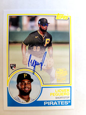 2023 Topps Archives 1983 Fan Favorites Auto Liover Peguero #83FF-LP Pirates RC