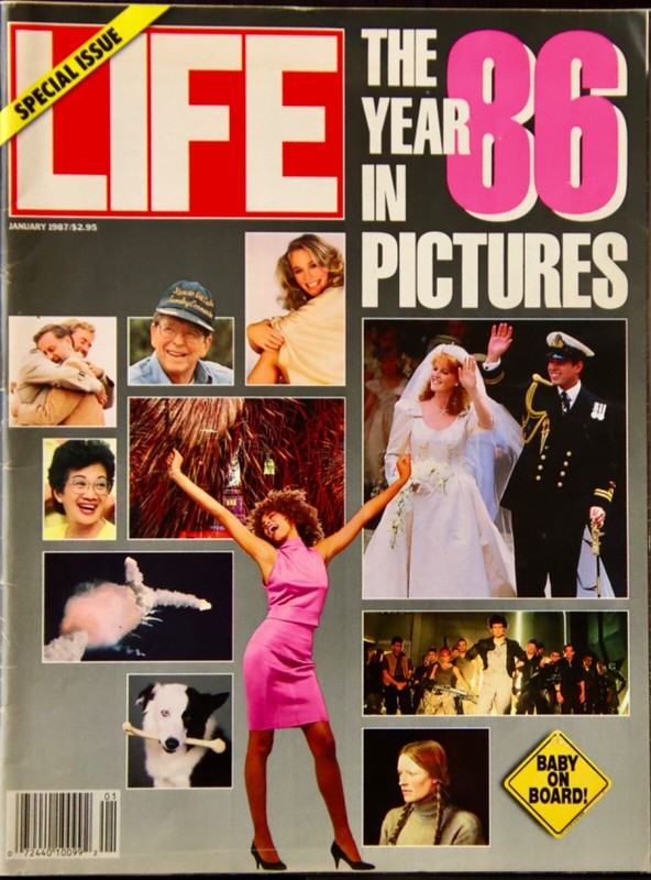 Life Mag, 1986,"The Year in Pictures", 128 pages.