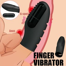 Finger Vibrator G-spot Massager Clit Vibrater Nipple Stimulator Women Sex Toys