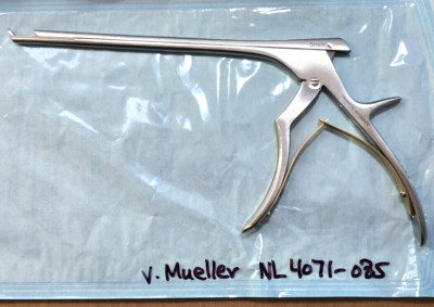 V.Mueller Surgical Orthopedic Kerrison Rongeurs 8'' shaft 5mm x 40* Degree