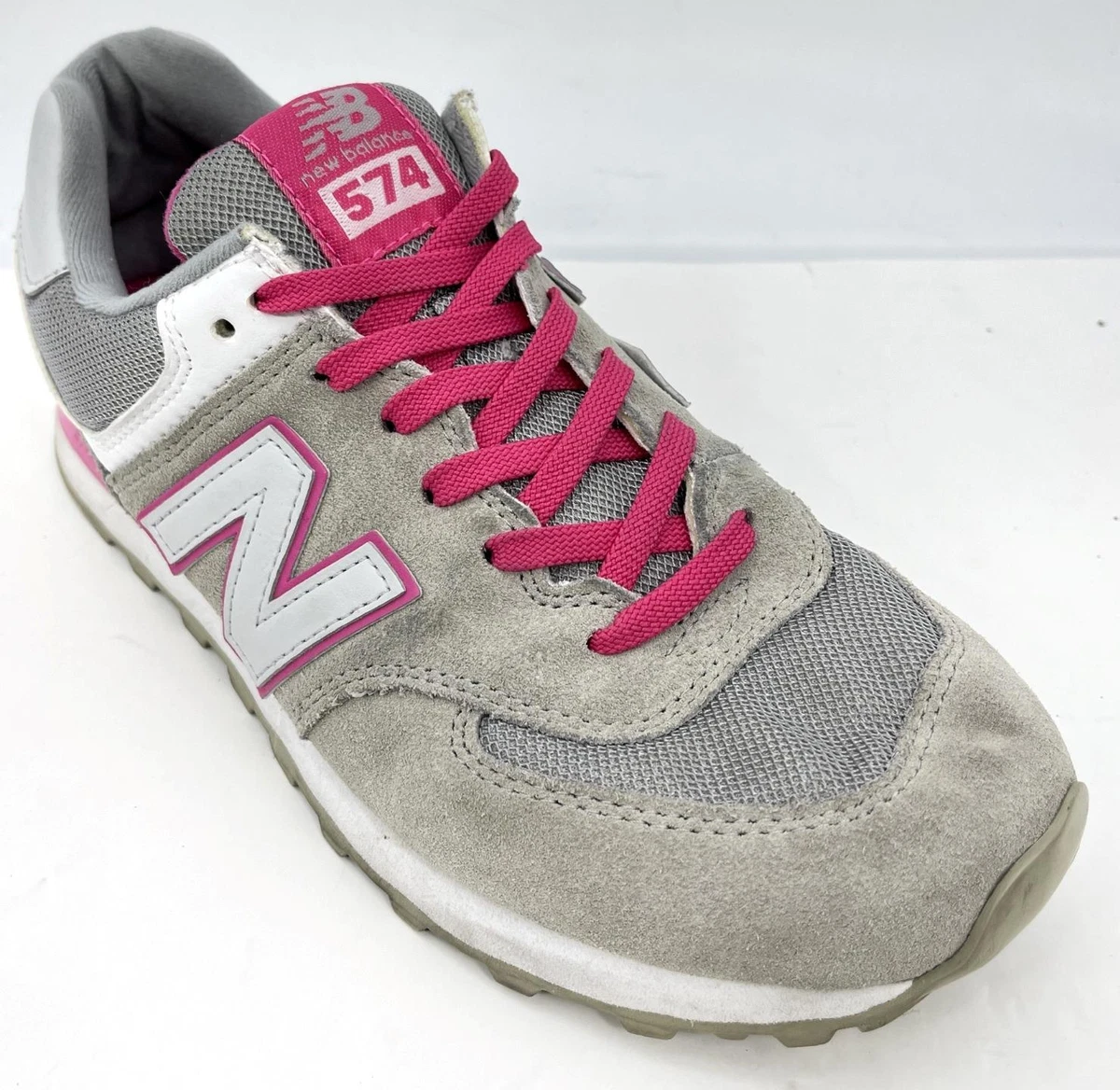 New balance womens hotsell shoes grey and pink