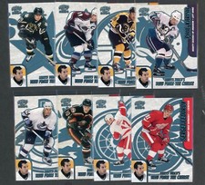 2003-04 PACIFIC MARTY TURCO'S VIEW FROM THE CREASE INSERT SET (8) *6243