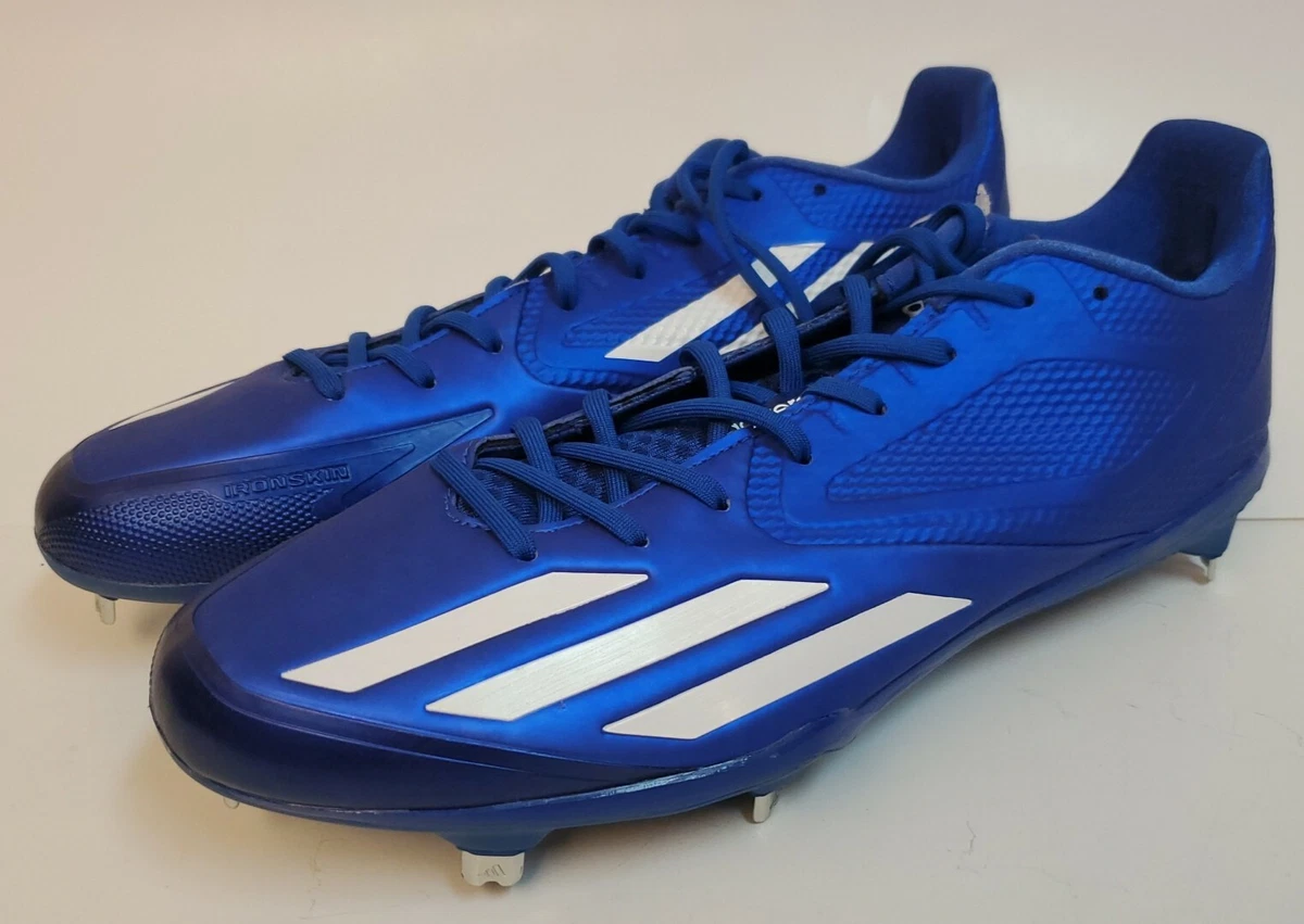 adizero baseball cleats blue