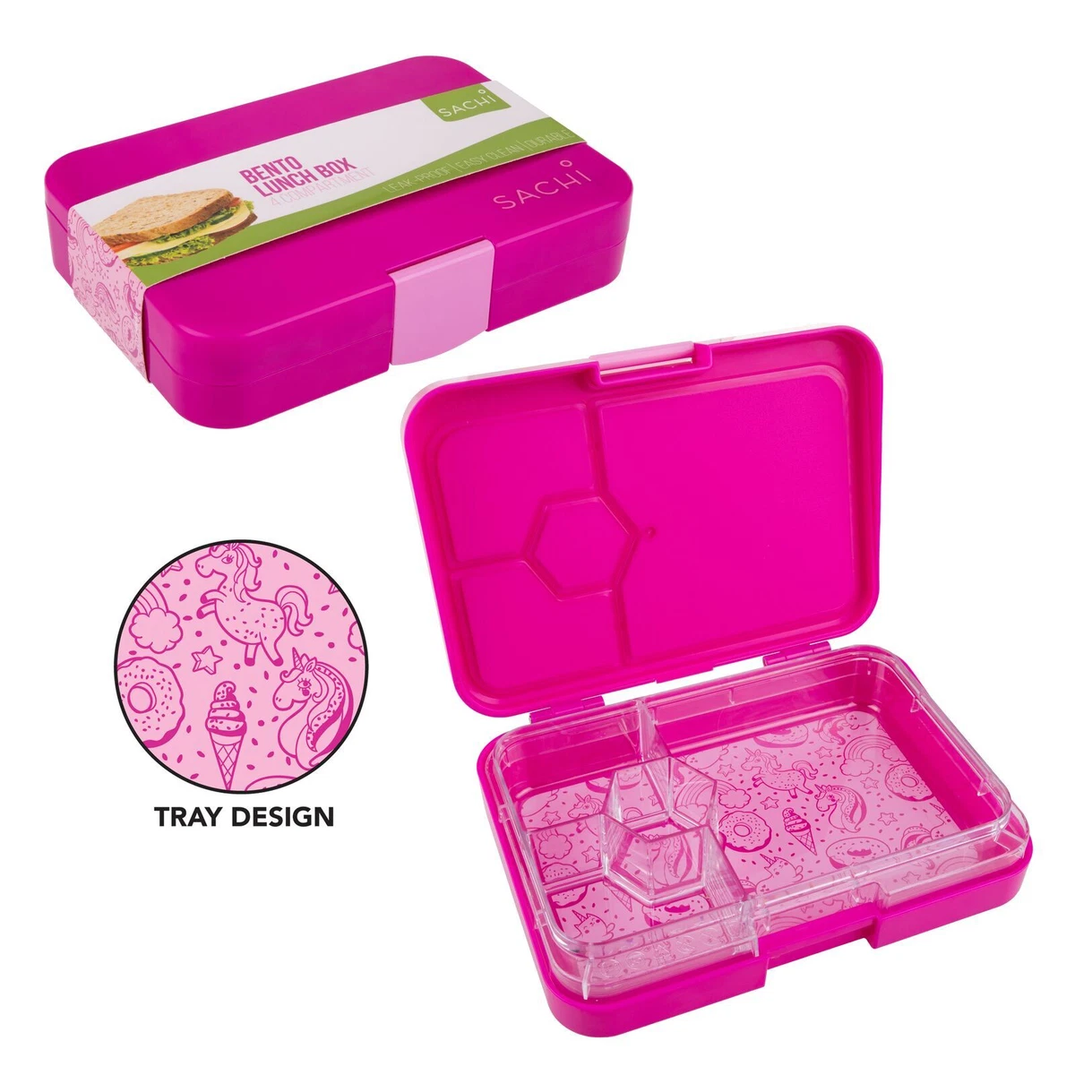 Sachi Bento Lunch Box - Unicorns | eBay