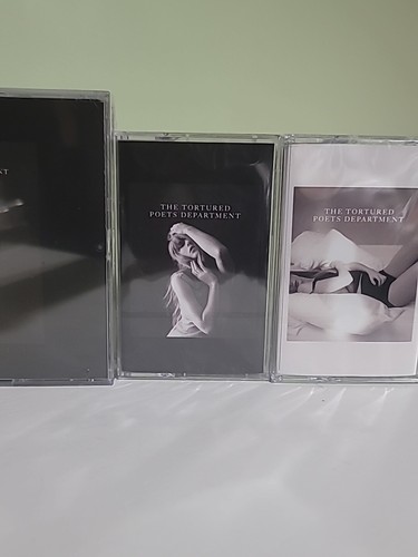 TAYLOR SWIFT TTPD Cassette Manuscript/Black Dog+Black Dog CD & 1989 Yellow/Green - Picture 3 of 10