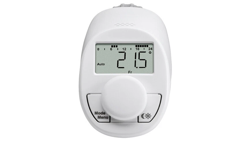 Eqiva 5er-Set Elektronischer Heizkörperthermostat Model N mit Boost-Funktion, le - Bild 4 von 4