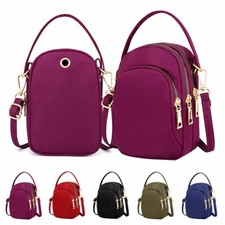 Pequeño Teléfono Celular Cartera Cartera Bolso de Mano Estuche Mujeres Bolso de Hombro Bandolera Bolsa