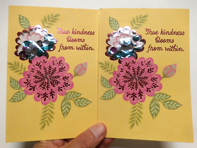 2 Hallmark Thank You True Kindness Blooms From Within Your Generous Heart
