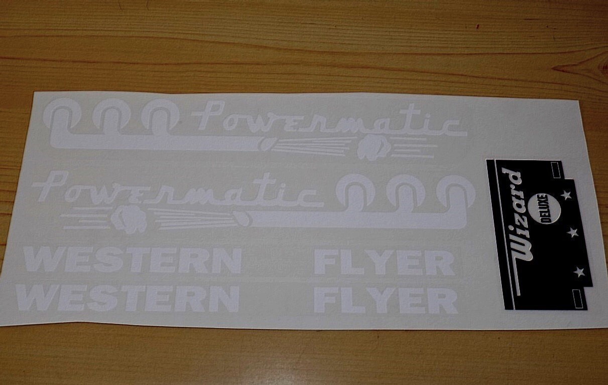 Western Flyer Wizard Pedal Tractor Sticker Set PT-001
