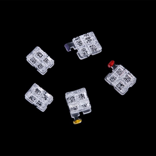 Kieferorthopädische monokristalline Saphir Keramik Halterungen Klammern Roth\MBT 022 HK 345 - Bild 9 von 17