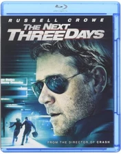 THE NEXT THREE DAYS BLU-RAY - RUSSELL CROWE - BRAND NEW! FACTORY SEALED!