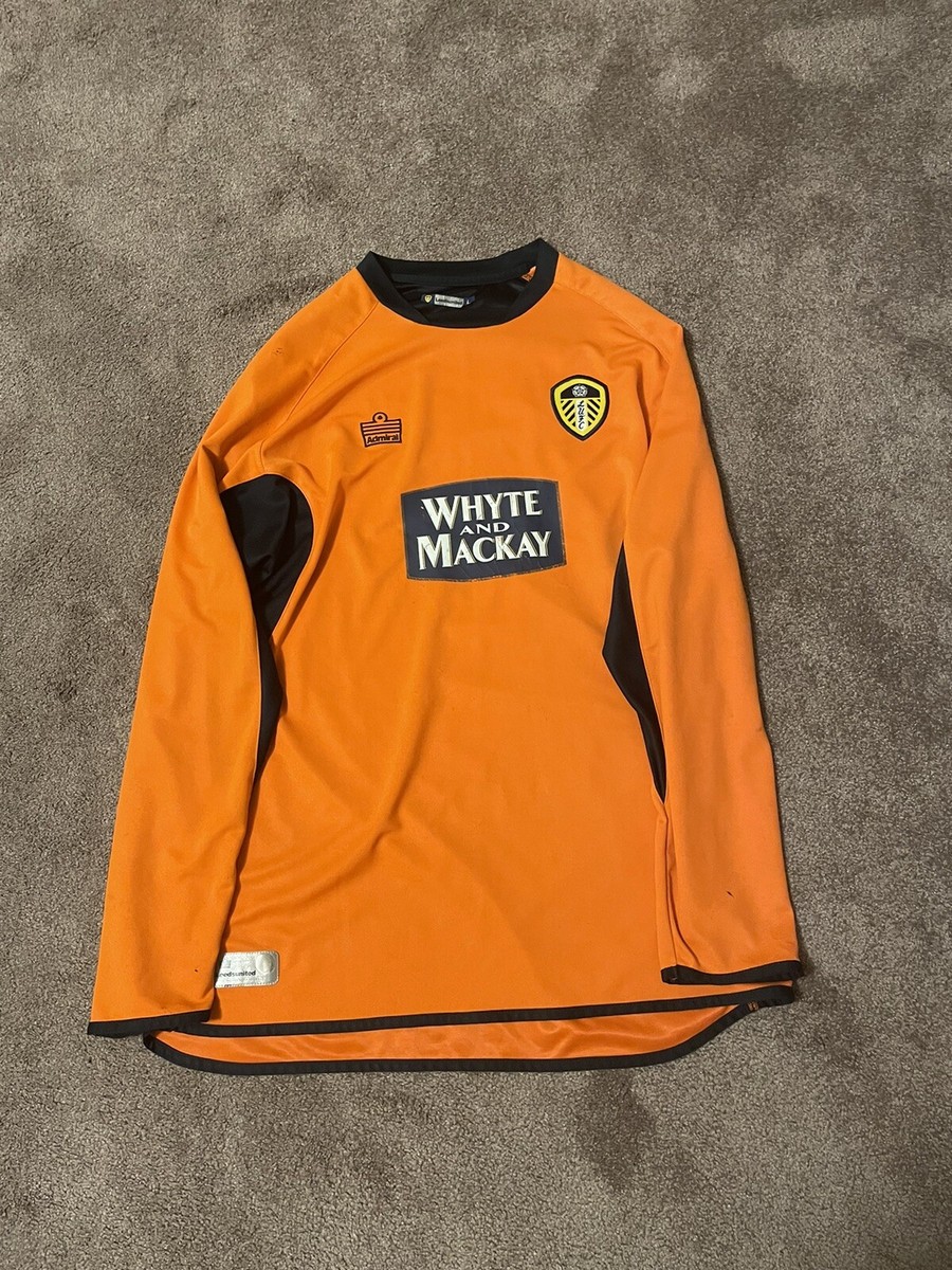 Vintage Leeds United Admiral Shirt Jersey, 2005-06 Goalkeeper, Size Mens  Large
