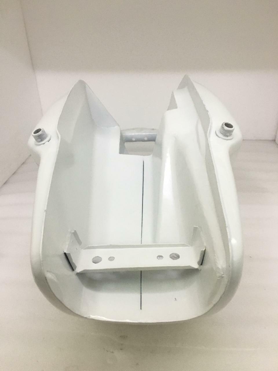 BMW R100 RT RS R90 R80 R75 WHITE PAINTED STEEL PETROL TANK WITH CAP ...