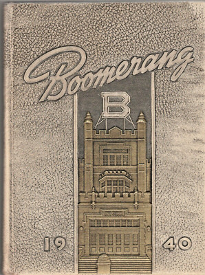 1940 Box Elder High School Yearbook, Boomerang, Brigham City, Utah