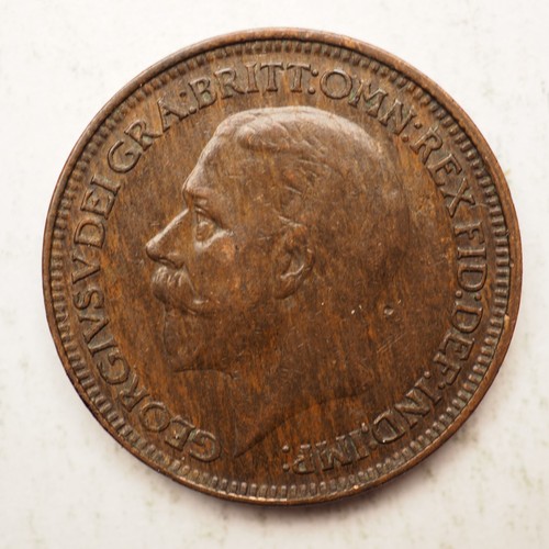 1926 Great Britain 1 FARTHING FREE SHIPPING M4476 - Picture 2 of 2