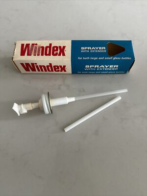 VINTAGE WINDEX SPRAYER & EXTENDER IN ORIGINAL BOX UNUSED 1968 NOS Advertising