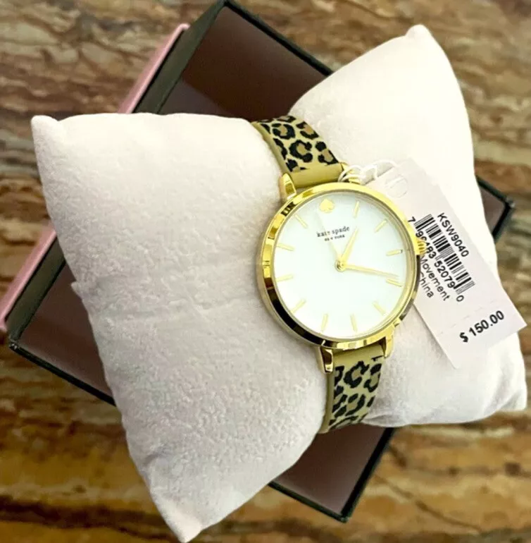 Kate spade deals leopard watch band