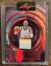 JASON KIDD 2023 Leaf Magnificence 3/3 GAME USED PATCH Mavericks Nets