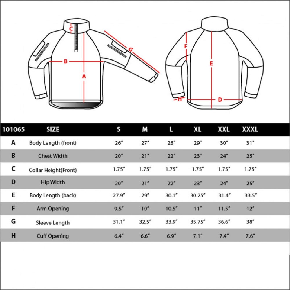 Condor 101065 Moisture Breathable Tactical 1/4 Zip Long Sleeve