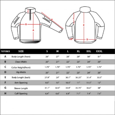 Condor 101281 Moisture Breathable Tactical Zip Long Sleeve Combat