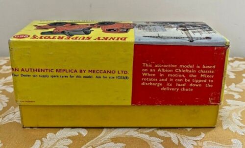 Dinky SuperToys No. 960 Lorry-Mounted Concrete Mixer Near-Mint in Original Box! - Picture 12 of 12