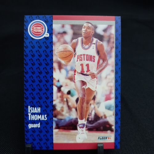 1991-92 Fleer Basketball Base Isaiah Thomas Detroit Pistons #64 (1B23)