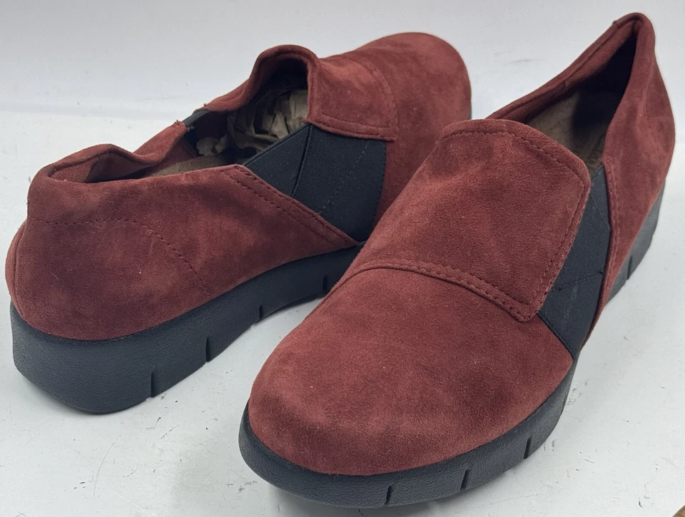 Zapatos mocasines planos Clarks Daelyn Monarch para mujer 7,5 Rust Rouille baja comodidad Foto 3 de 4