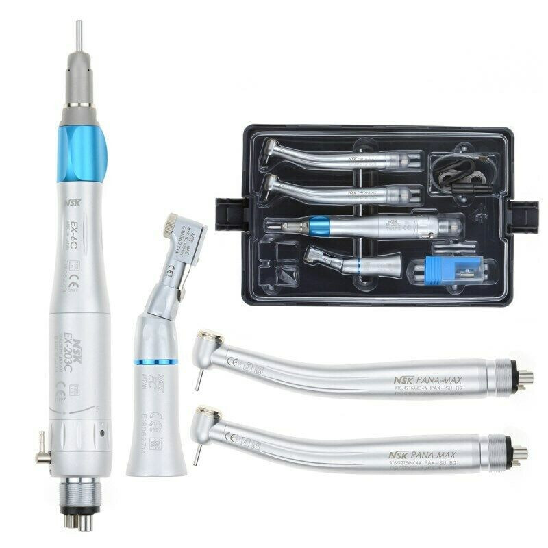 Greeloy Dental Mobile Delivery Cart Unit Treatment System + Handpiece Set 4 Hole