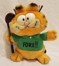 Garfield Golf Club Fore Plush Stuffed Animal 9" No 118