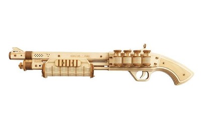 ROELQ501 Robotime ROKR Justice Guard Gun Terminator M870 3D Wooden Kit