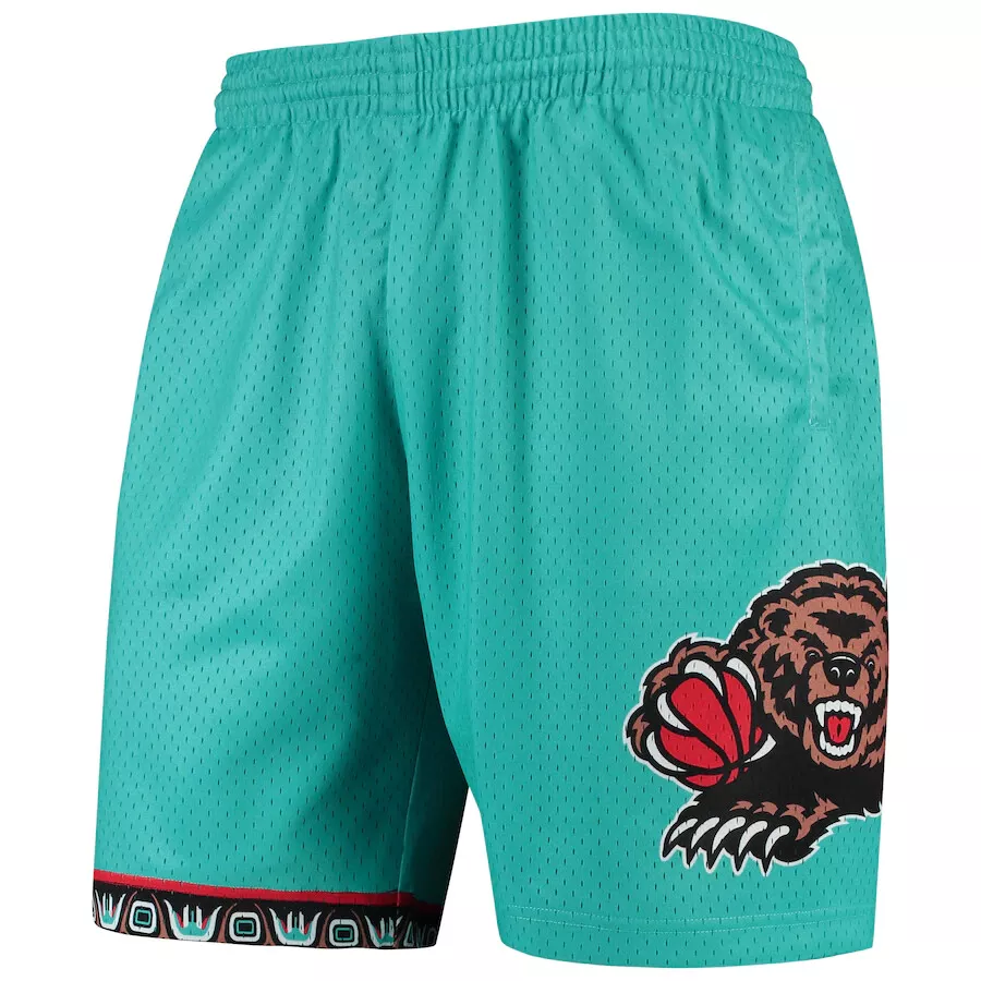 Vancouver Grizzlies Mitchell & Ness 1998-99 White Swingman Shorts