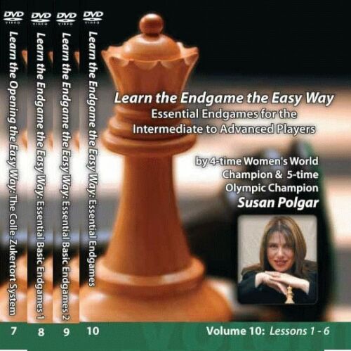 WINNING CHESS DVD SERIES - SUSAN POLGAR - COMPLETE 13 VOLUME INSTRUCTION SET - Picture 1 of 7