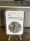 2016 $1 American Silver Eagle NGC MS70 Brown Label