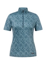 Kerrits Play It Coolcore  Short Sleeve Printed Shirt - Jasper Posh Paisley