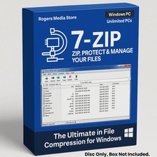 7-Zip 2024 - Ultimate Compression  Encryption - File Archiver Zip Unzip On CD