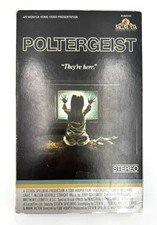 Poltergeist VHS Tape Early Big Box Side Open Horror Spielberg 1982 MGM / UA