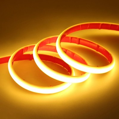 164FT IP68 Waterproof COB LED Strip 320LEDs/M Flexible Rope Lights Tape 12V 24V