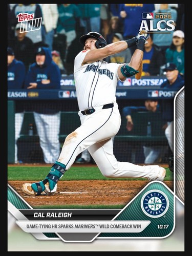 2025 Topps Now 881 Cal Raleigh