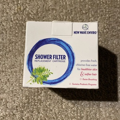 New Wave Enviro Shower Head Filter Replacement Cartridge Chlorine Hard Water New
