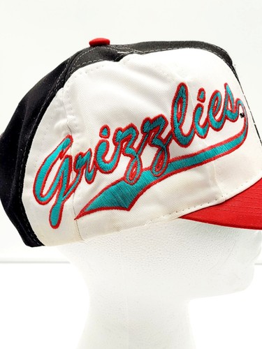 Rare Logo Athletic Vancouver Grizzlies Snapback Hat Logo 7 Inc Made in Taiwan - Picture 7 of 19